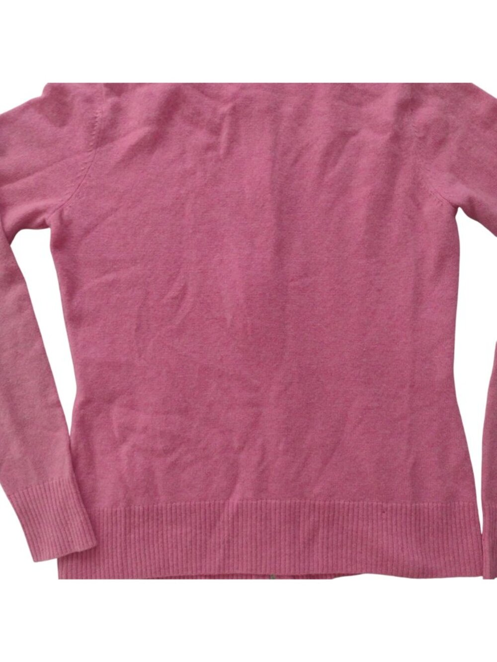 Margaret OLeary Pink Cashmere Hooded Sweate S Soft Lightweight Zip Front Barbie - Picture 10 of 12